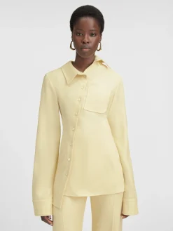 Fashion Jacquemus Het Pablo shirt PaleYellow