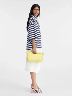 Best Jacquemus Het Pablo shirt met korte mouwen PrintWhite&BlueStripes