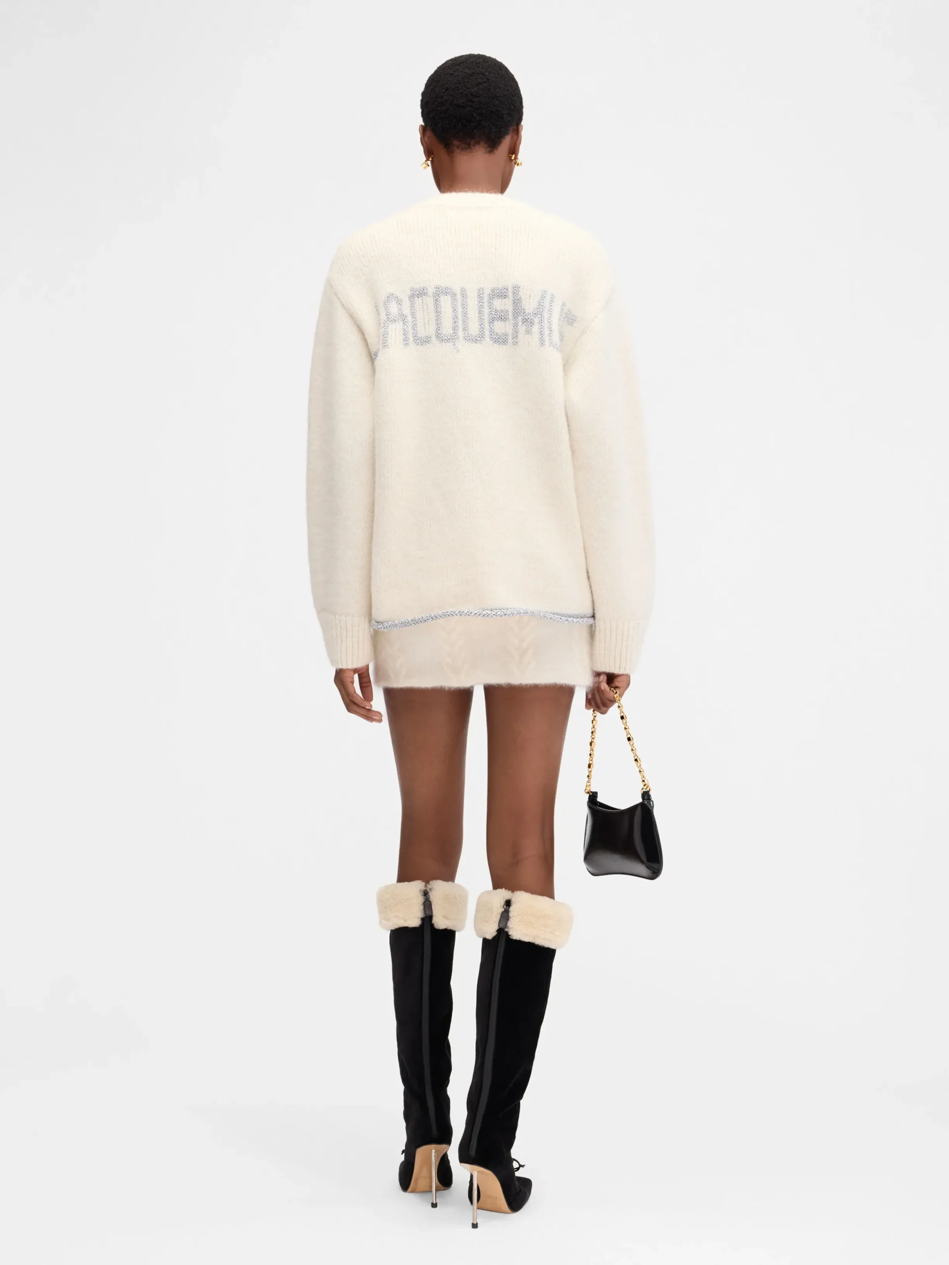 New Jacquemus Het Pavane breisel Off-White