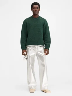 New Jacquemus Het Pavane breisel DarkGreen