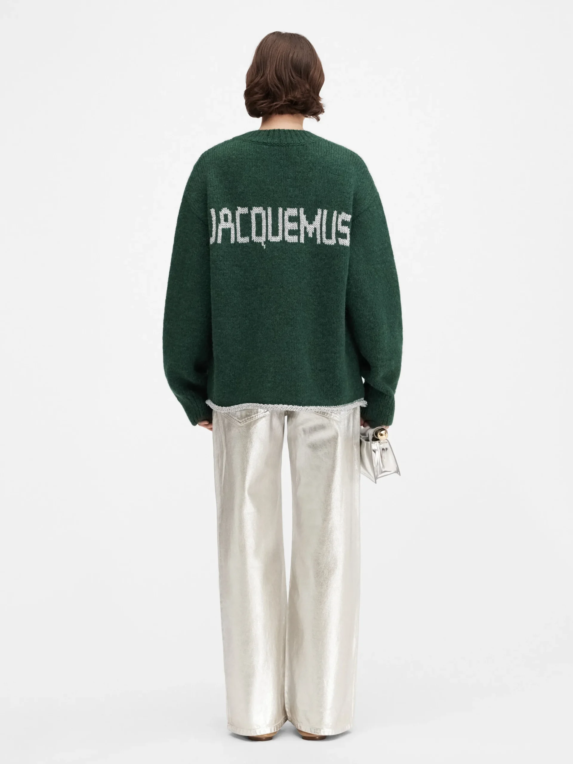 New Jacquemus Het Pavane breisel DarkGreen