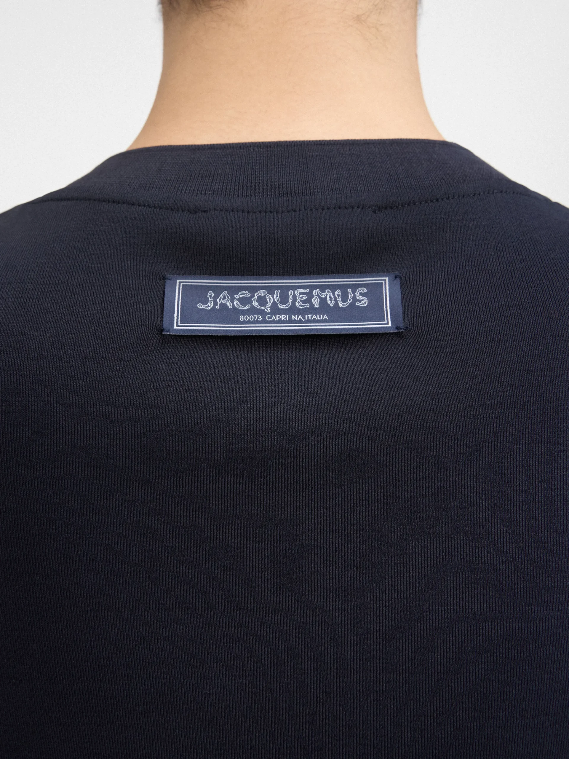Online Jacquemus Het Pesco T-shirt met lange mouwen DarkNavy