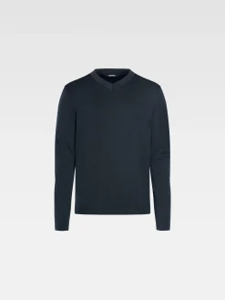 Online Jacquemus Het Pesco T-shirt met lange mouwen DarkNavy