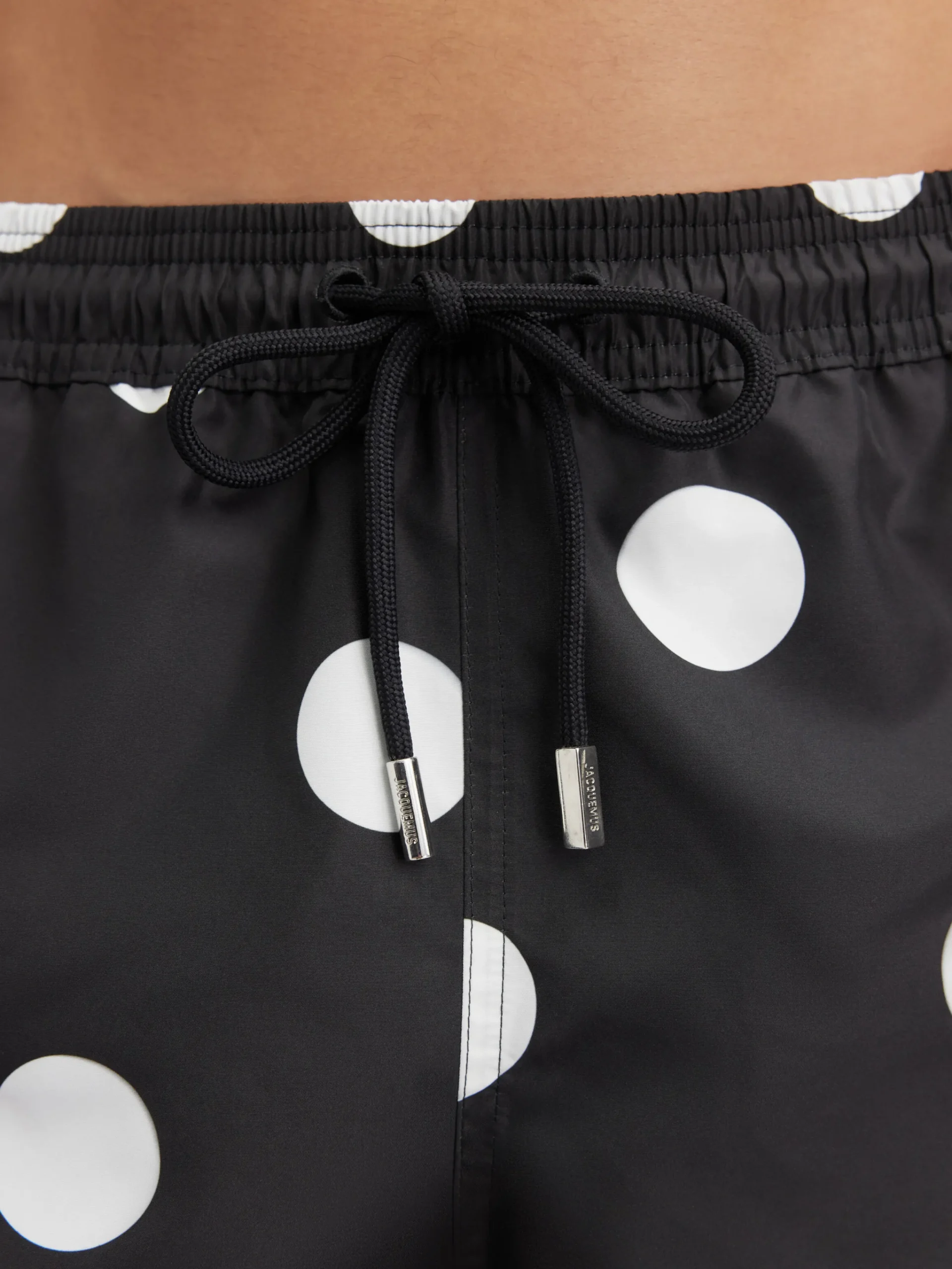 Outlet Jacquemus Het Puntini badpak Printdotsblack&white