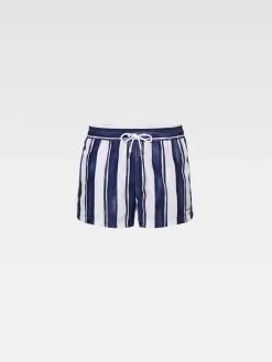 Sale Jacquemus Het Puntini badpak PrintRayureBlue