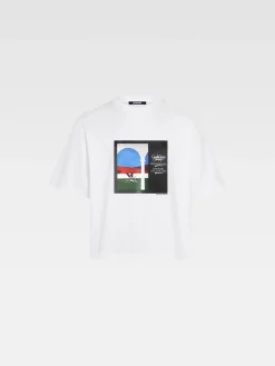 Hot Jacquemus Het Scesa T-shirt MediterraneaPrint