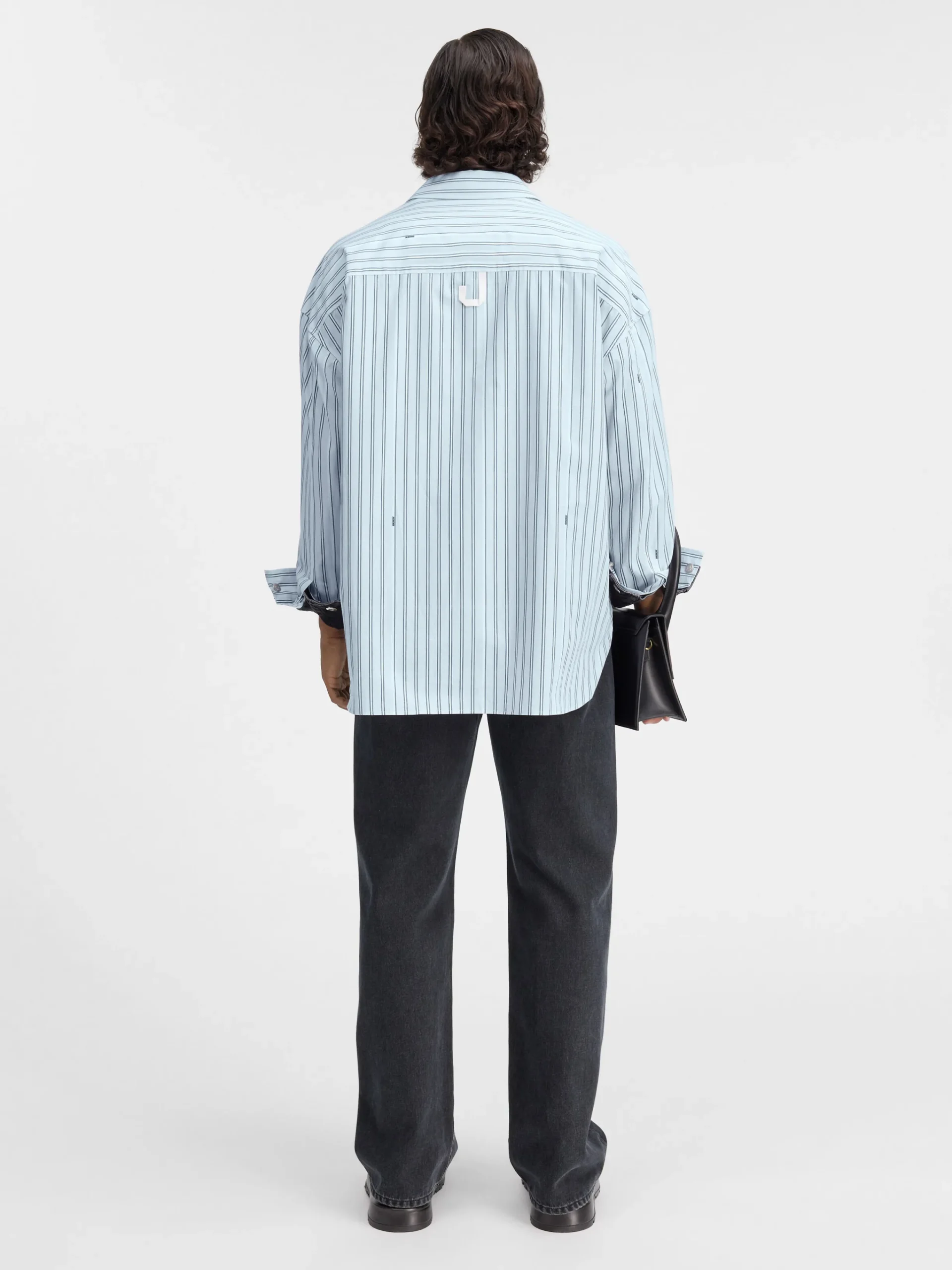Clearance Jacquemus Het shirt met lange mouwen PrintBlueStripes