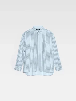 Clearance Jacquemus Het shirt met lange mouwen PrintBlueStripes