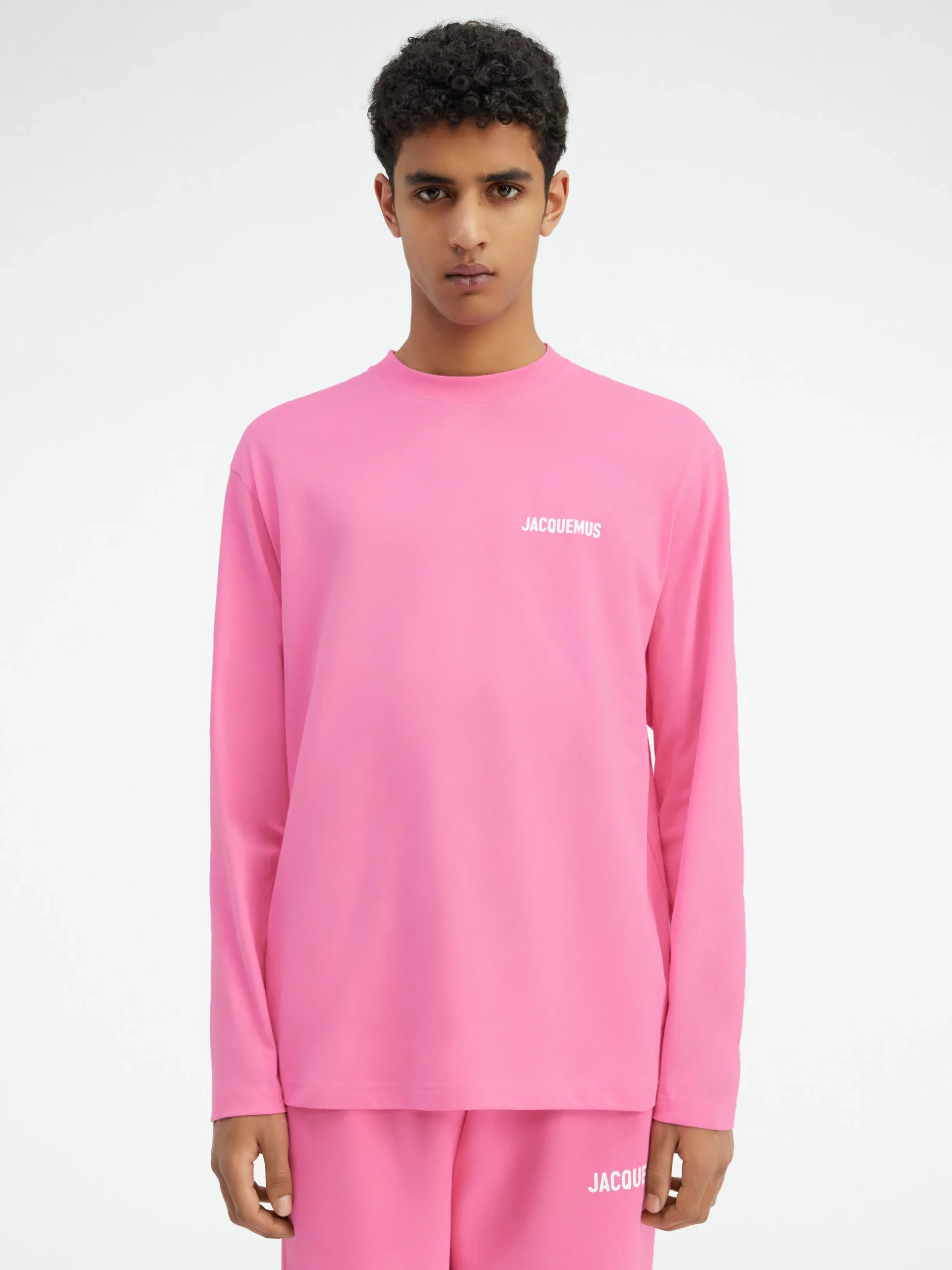 Best Jacquemus Het shirt met lange mouwen Pink