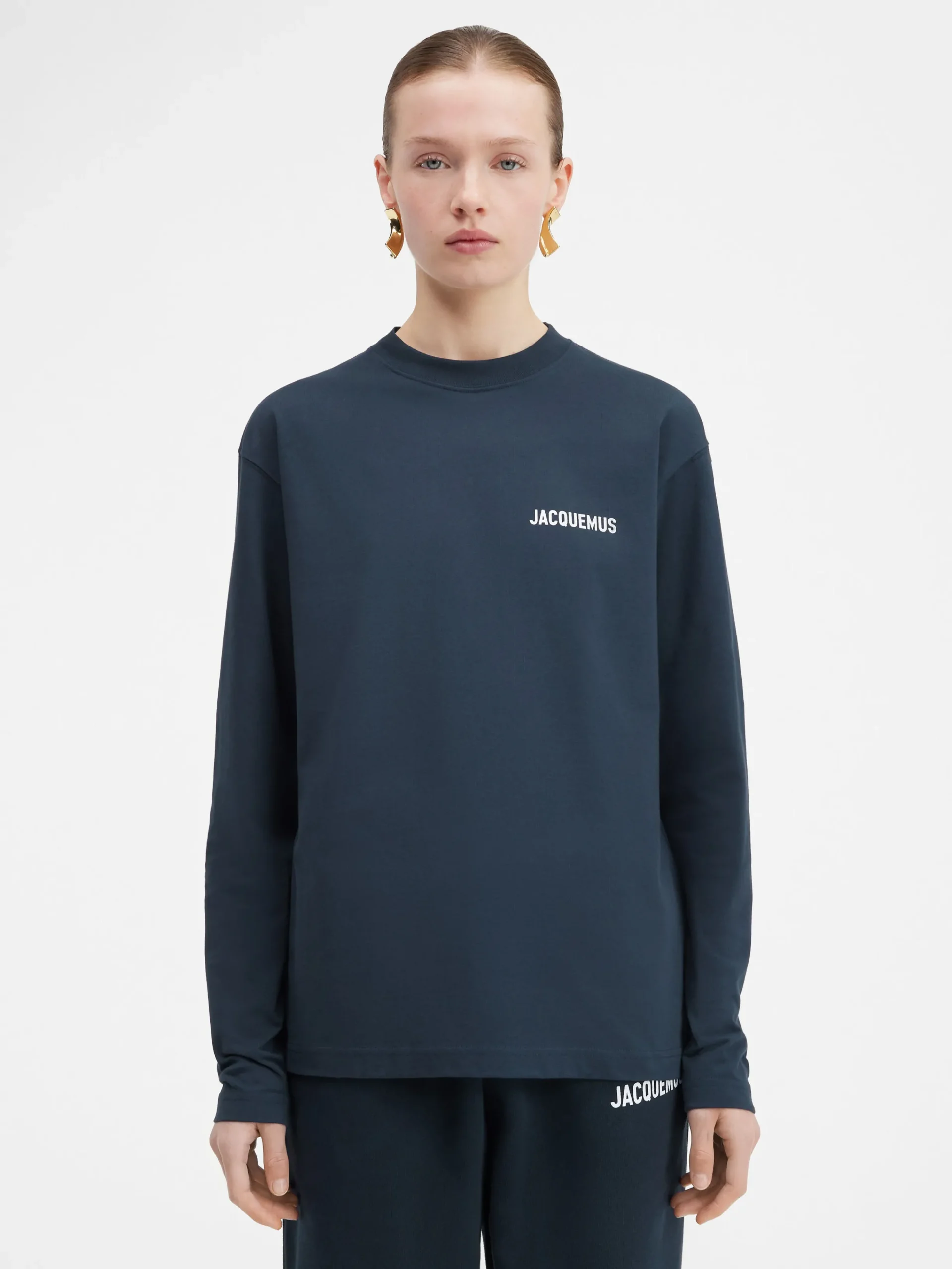 Outlet Jacquemus Het shirt met lange mouwen DarkNavy