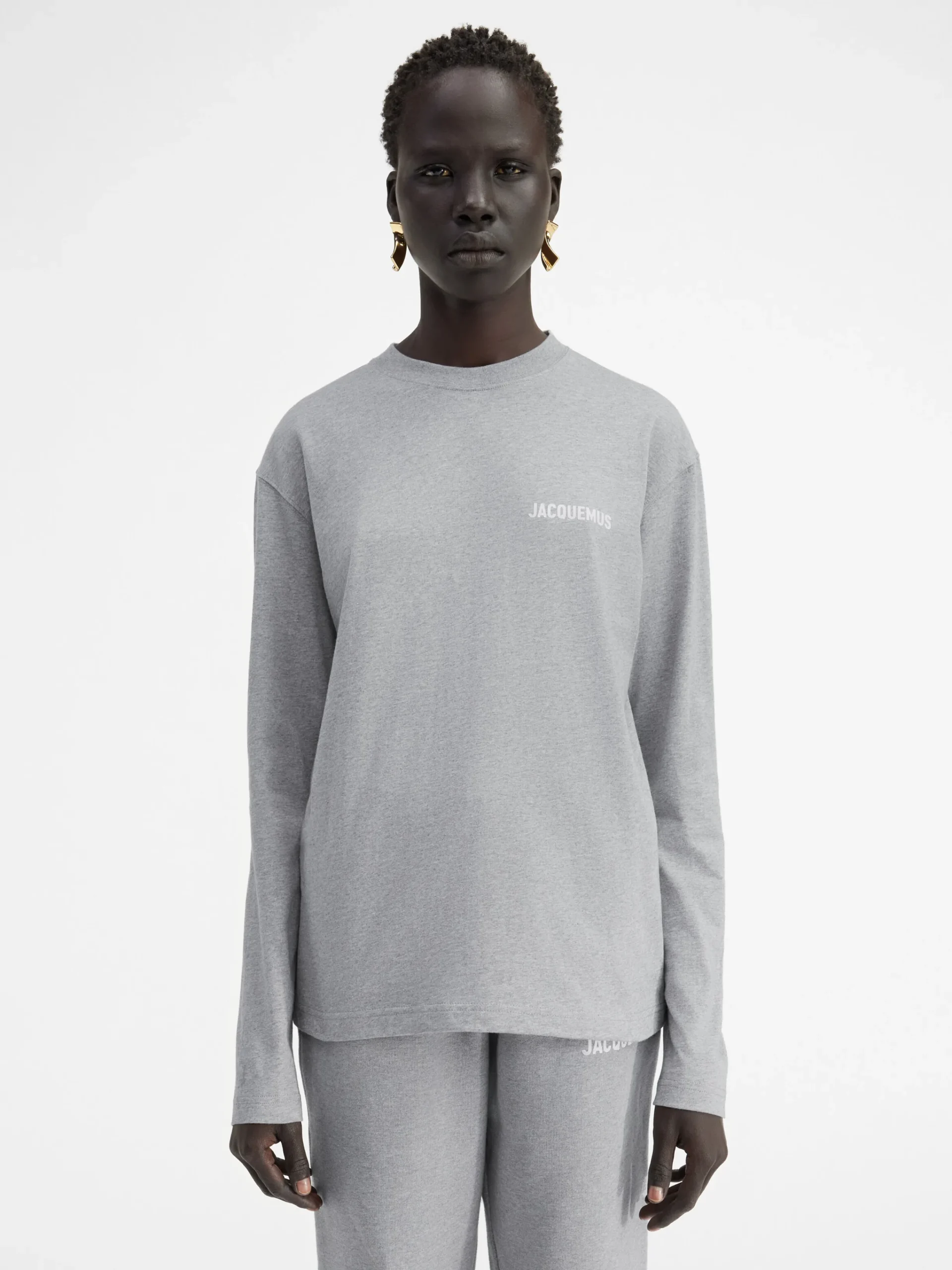 Outlet Jacquemus Het shirt met lange mouwen Grey