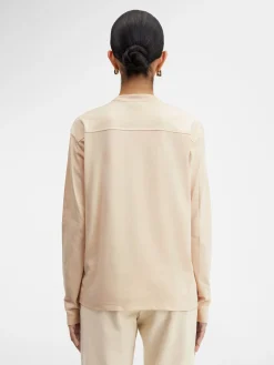 Online Jacquemus Het shirt met lange mouwen LightBeige