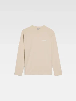 Online Jacquemus Het shirt met lange mouwen LightBeige