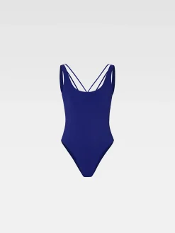 Online Jacquemus Het Signature badpak Blue