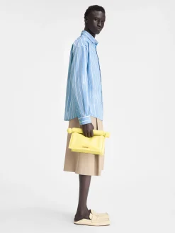 Discount Jacquemus Het Simon shirt JacquardBlue/White