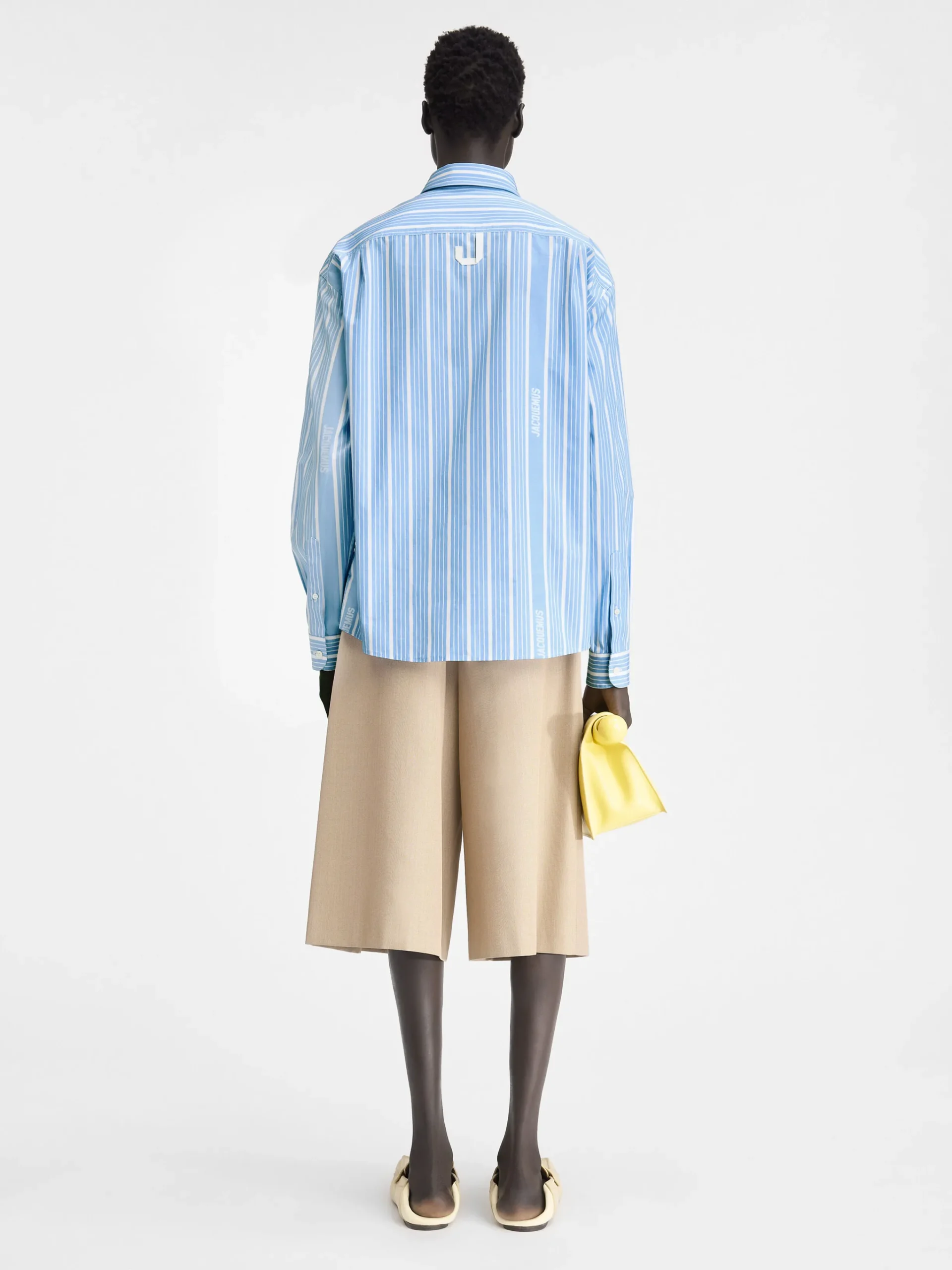 Discount Jacquemus Het Simon shirt JacquardBlue/White