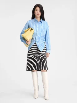 Online Jacquemus Het Simon shirt JacquardBlue/White