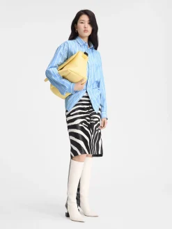 Online Jacquemus Het Simon shirt JacquardBlue/White
