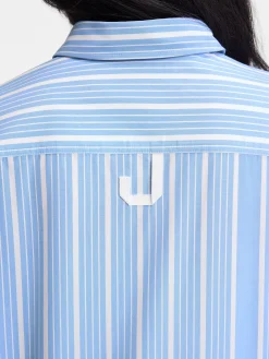 Online Jacquemus Het Simon shirt JacquardBlue/White