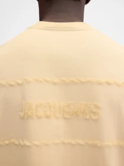 Hot Jacquemus Het Torsade-T-shirt Beige