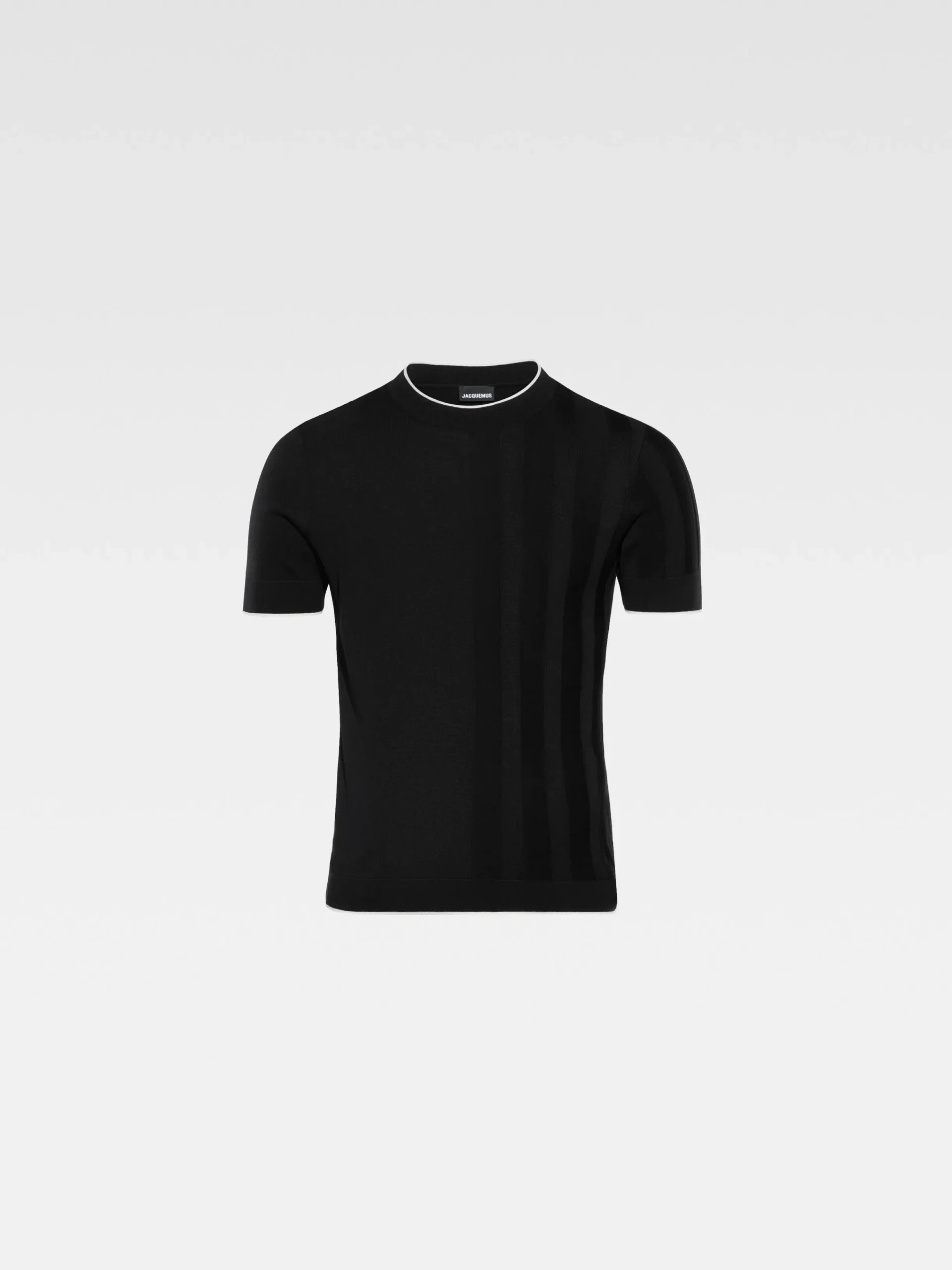Best Jacquemus Het Tricot T-shirt Black