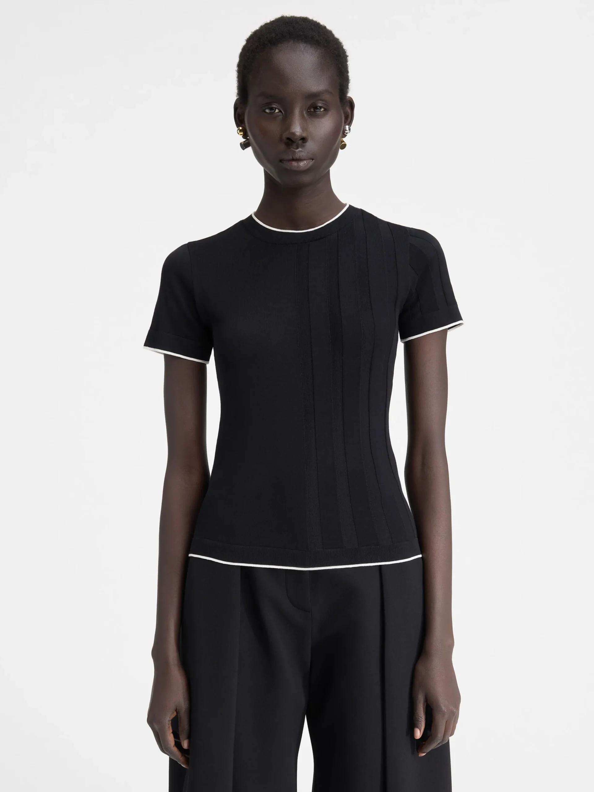 Best Jacquemus Het Tricot T-shirt Black