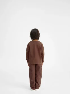 Discount Jacquemus Het T-shirt met lange mouwen voor kinderen DarkBrown