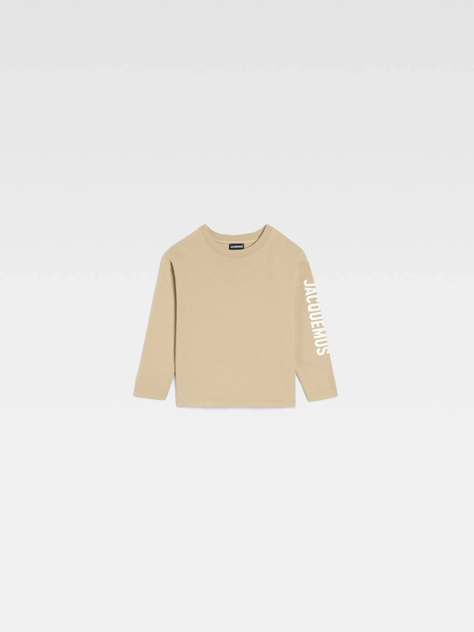 Best Jacquemus Het T-shirt met lange mouwen voor kinderen DarkBeige