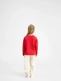 New Jacquemus Het T-shirt met lange mouwen voor kinderen Red