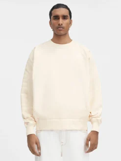 Fashion Jacquemus Het Typo sweatshirt LightBeige