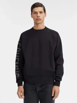 Discount Jacquemus Het Typo sweatshirt Black