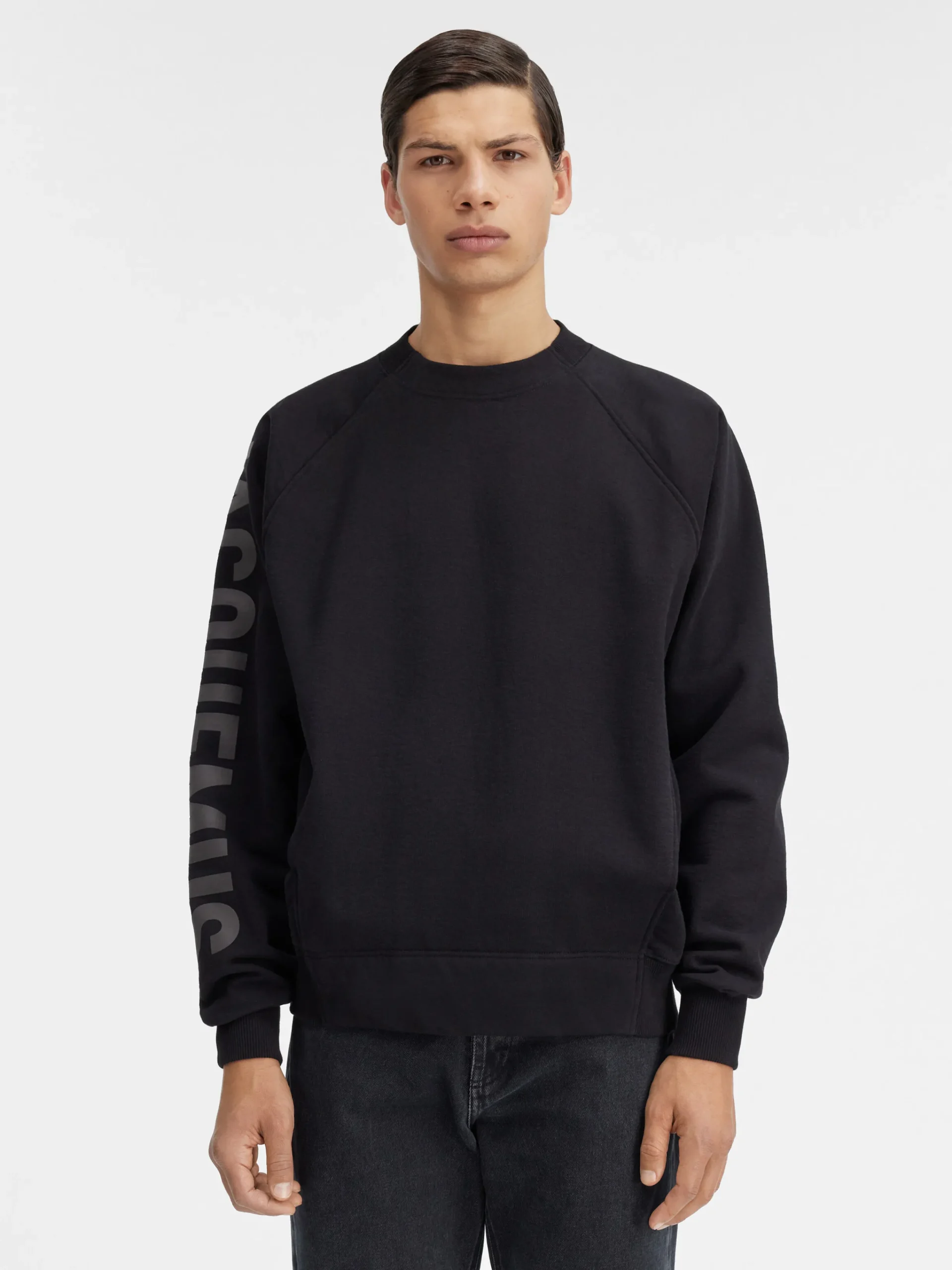 Discount Jacquemus Het Typo sweatshirt Black