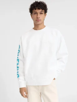Clearance Jacquemus Het Typo sweatshirt Multi-White