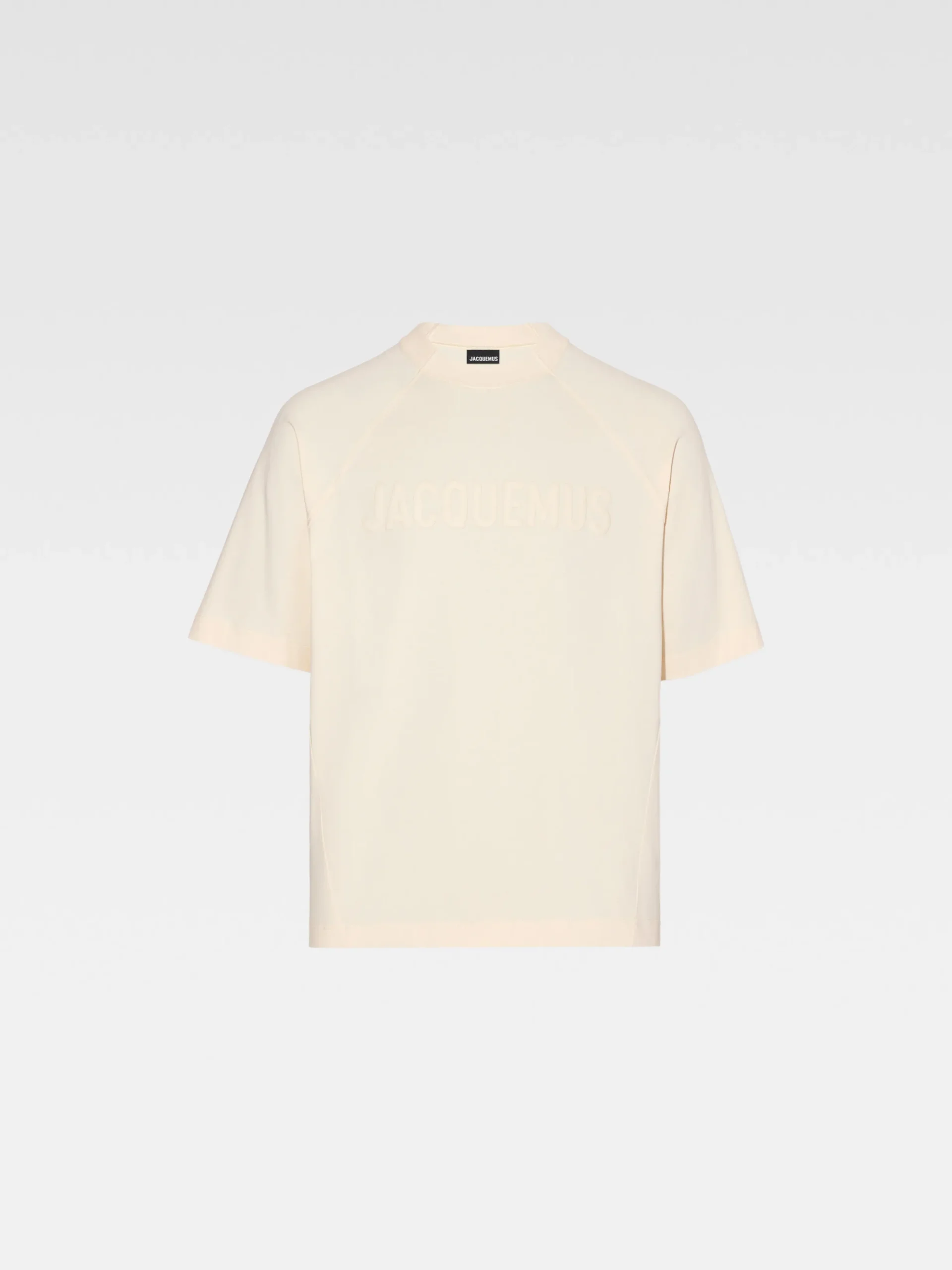 Best Jacquemus Het Typo T-shirt LightBeige
