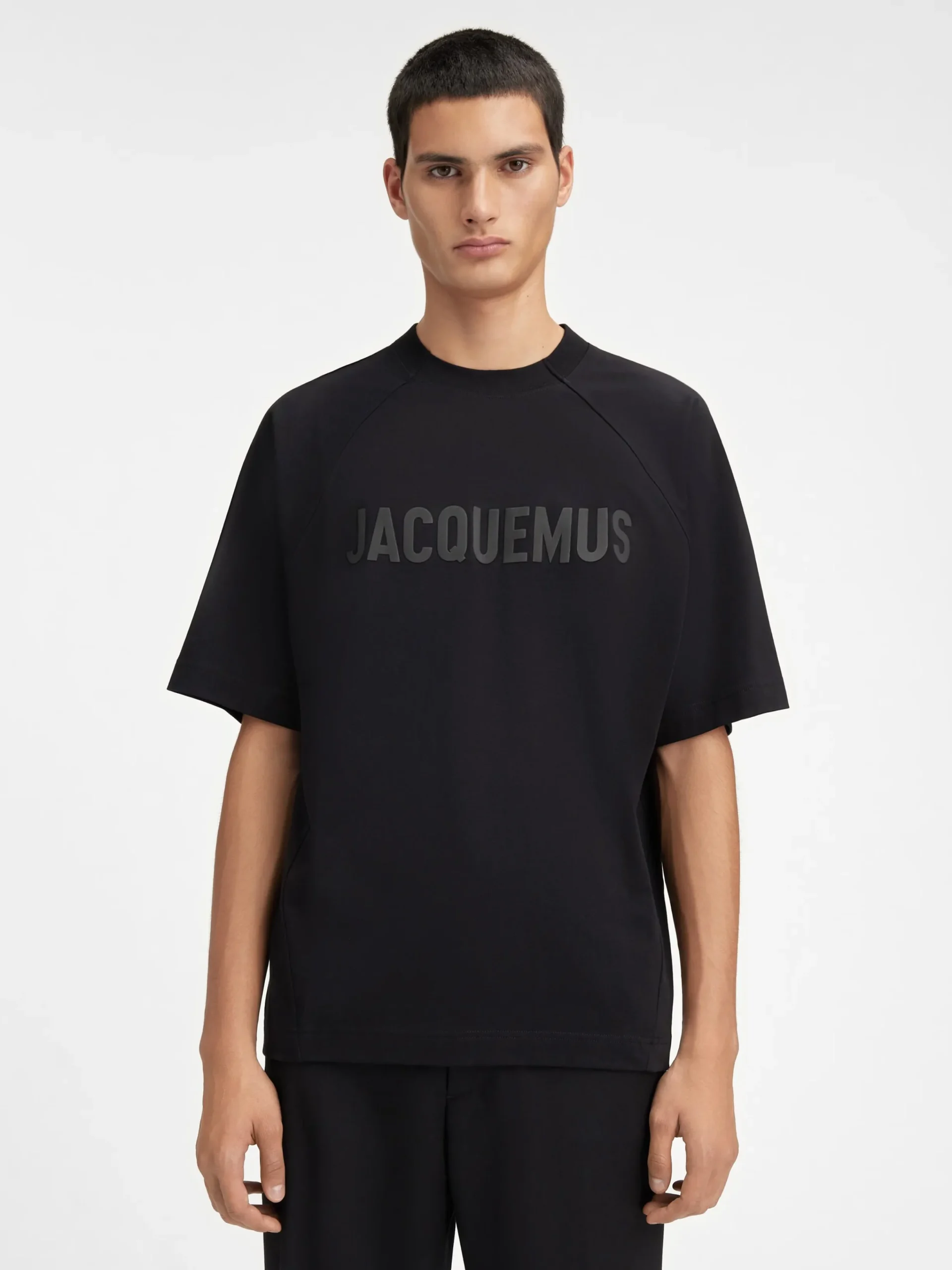 Best Jacquemus Het Typo T-shirt Black