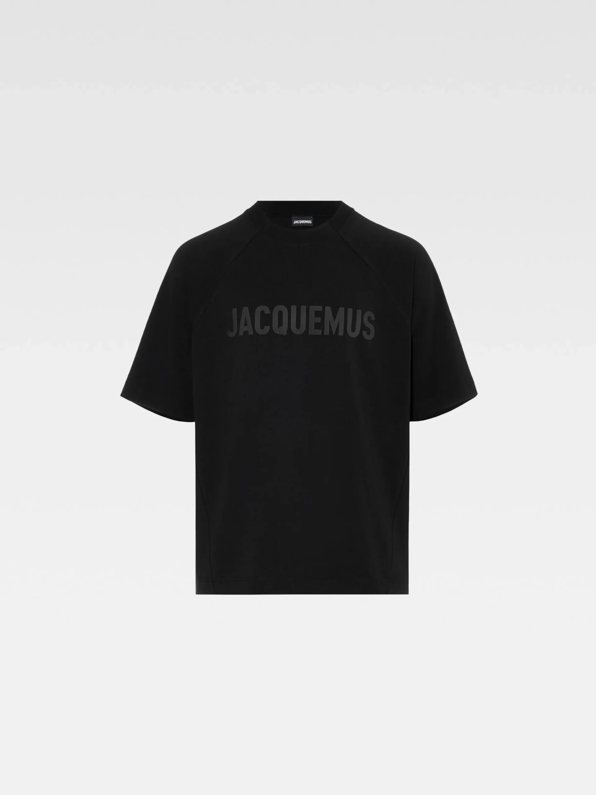 Best Jacquemus Het Typo T-shirt Black