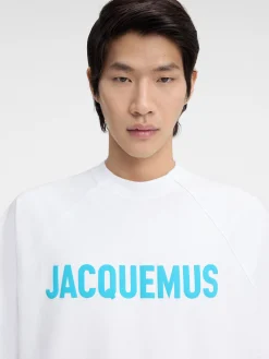 Hot Jacquemus Het Typo T-shirt Multi-White