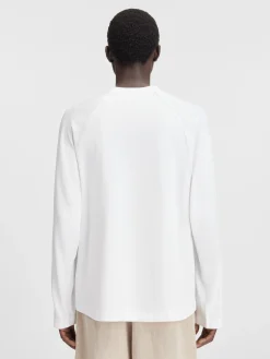 Best Jacquemus Het Typo T-shirt met lange mouwen White