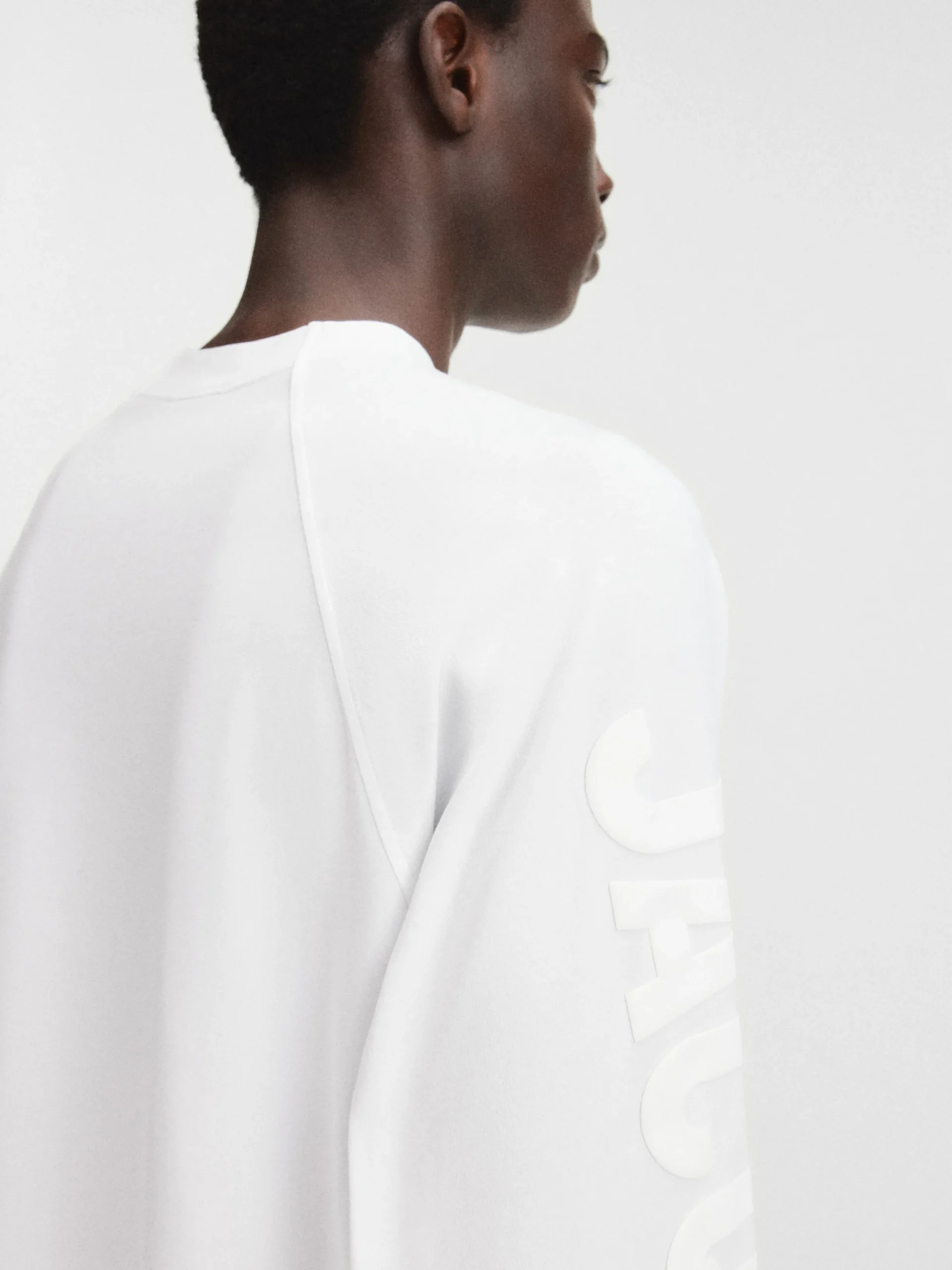 Best Jacquemus Het Typo T-shirt met lange mouwen White