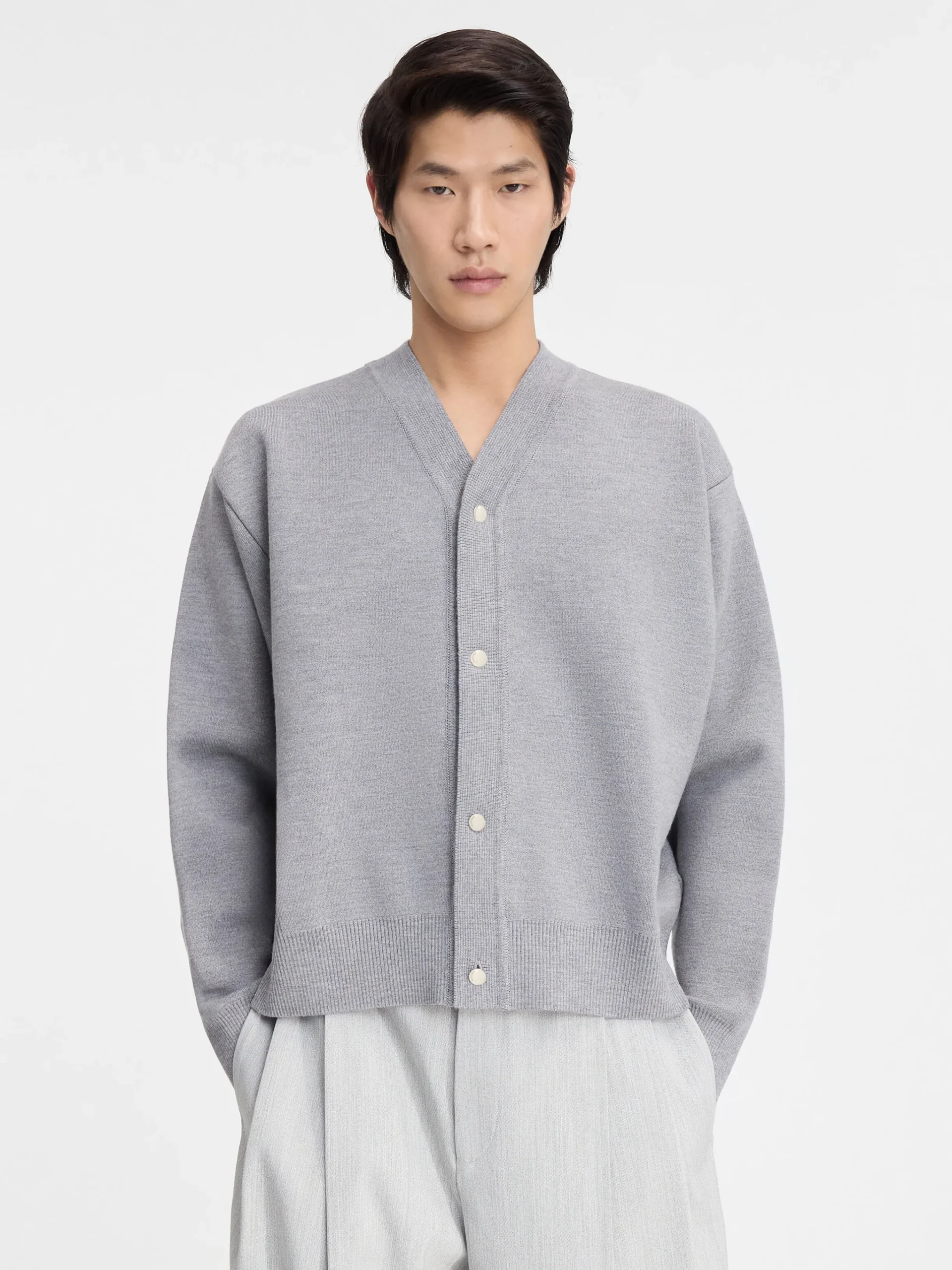 Sale Jacquemus Het vest met knopen Grey