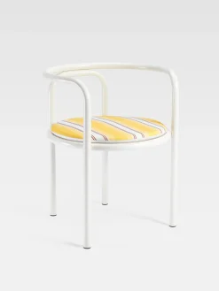 Best Jacquemus Locus Solus stoel Gae Aulenti +Exteta StripesYellow