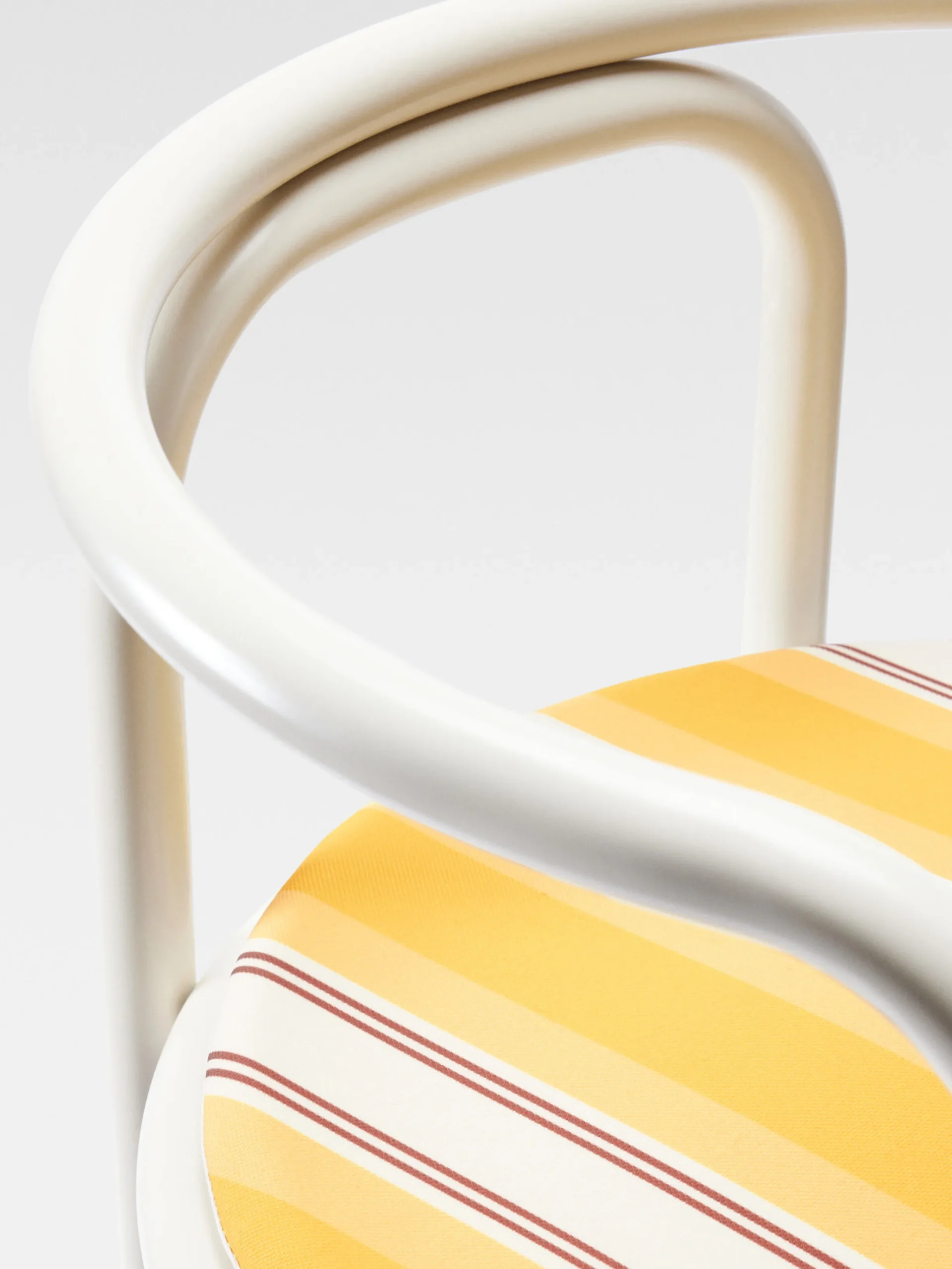 Best Jacquemus Locus Solus stoel Gae Aulenti +Exteta StripesYellow