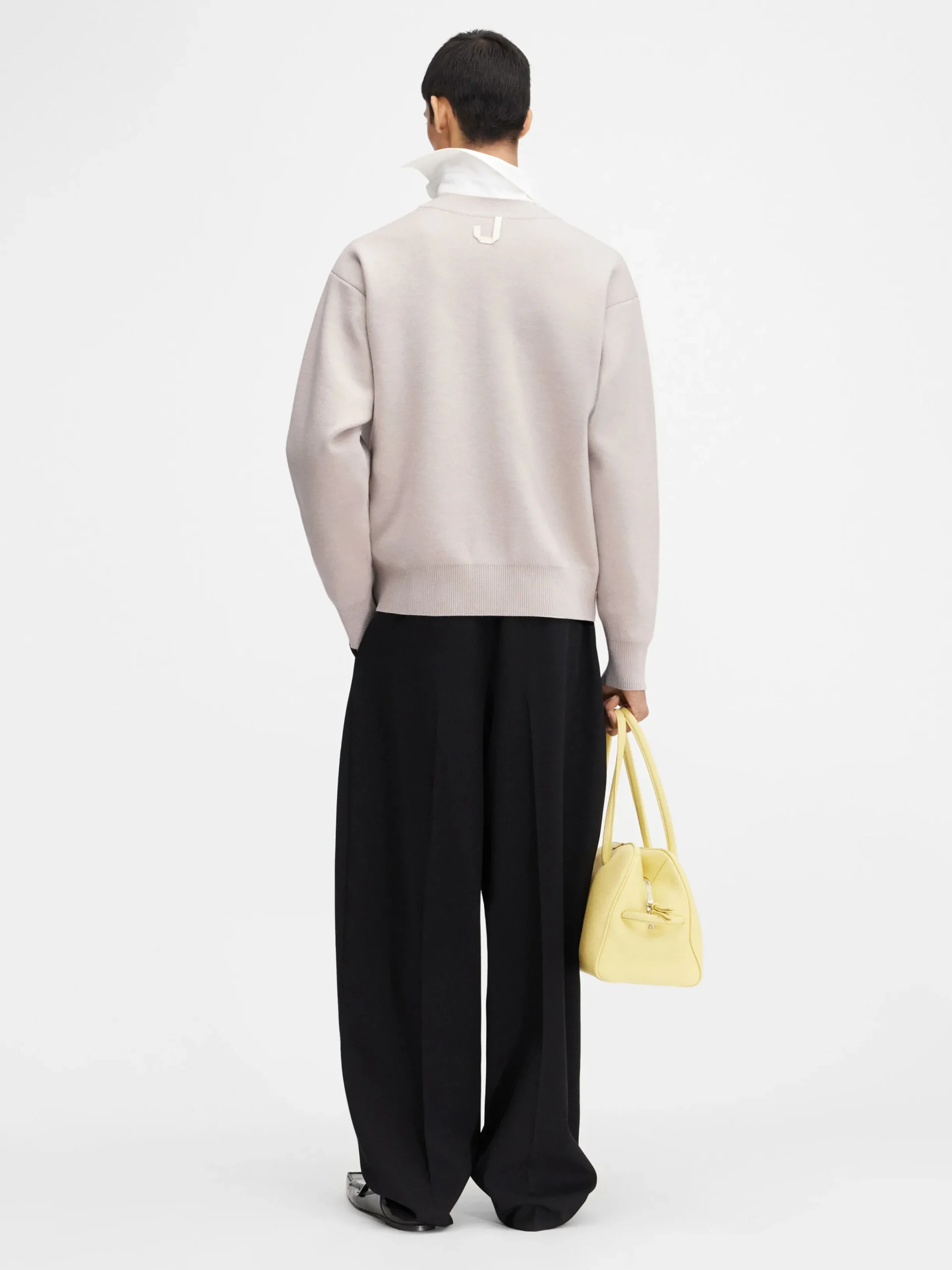 Hot Jacquemus The buttoned cardigan LightBeige