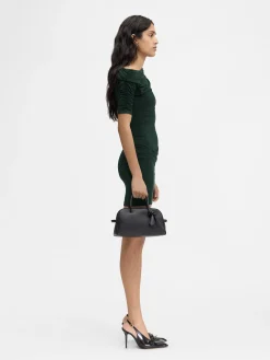 Hot Jacquemus The Drapeado mini dress DarkGreen