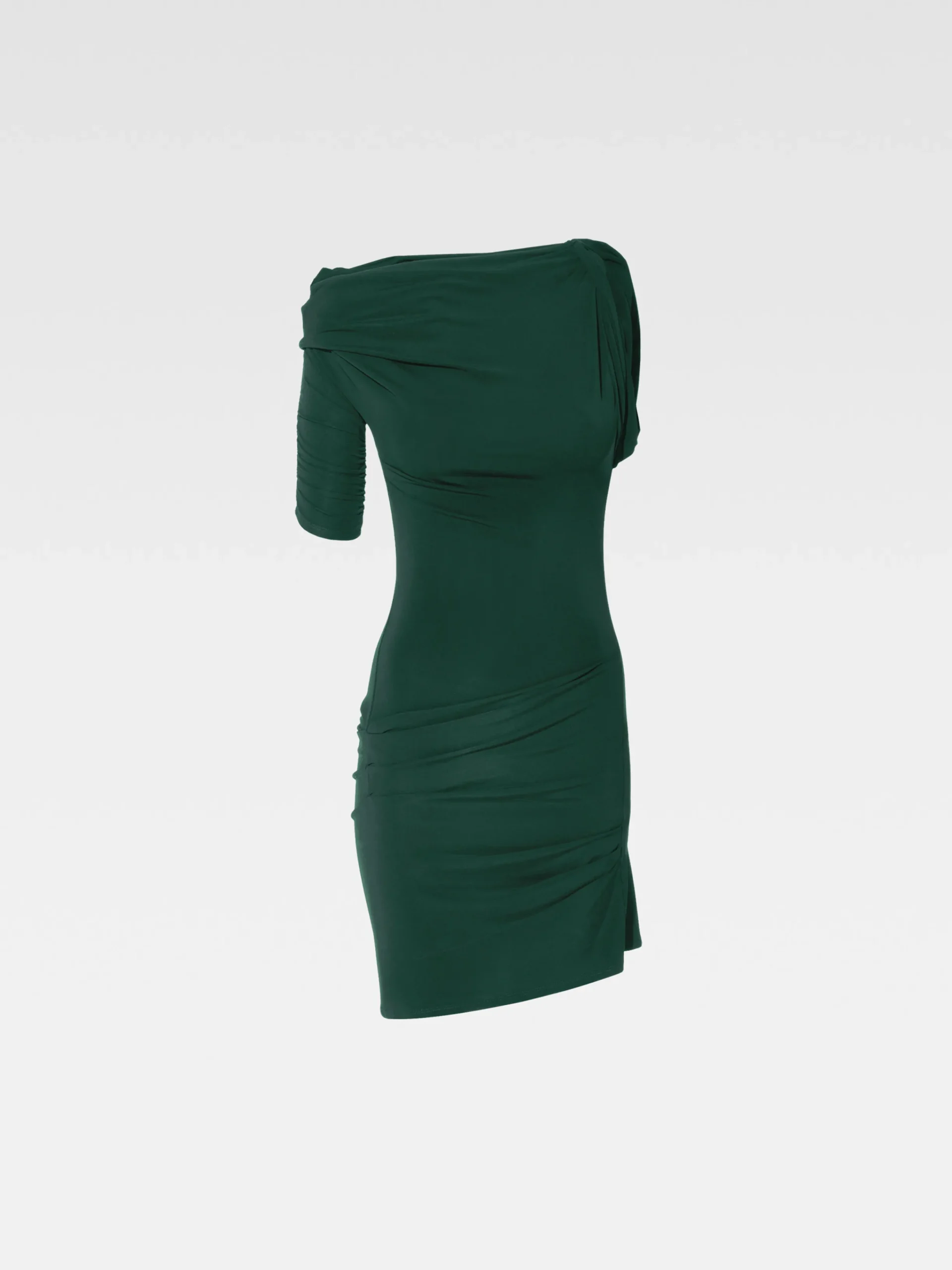 Hot Jacquemus The Drapeado mini dress DarkGreen