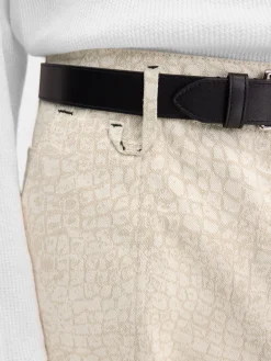 Clearance Jacquemus The Fernando de-Nîmes denim pants CrocoBeige