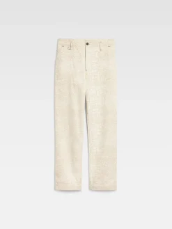 Clearance Jacquemus The Fernando de-Nîmes denim pants CrocoBeige
