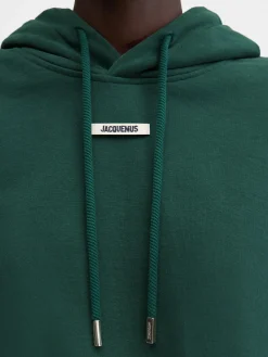 Best Jacquemus The Gros Grain hoodie DarkGreen2