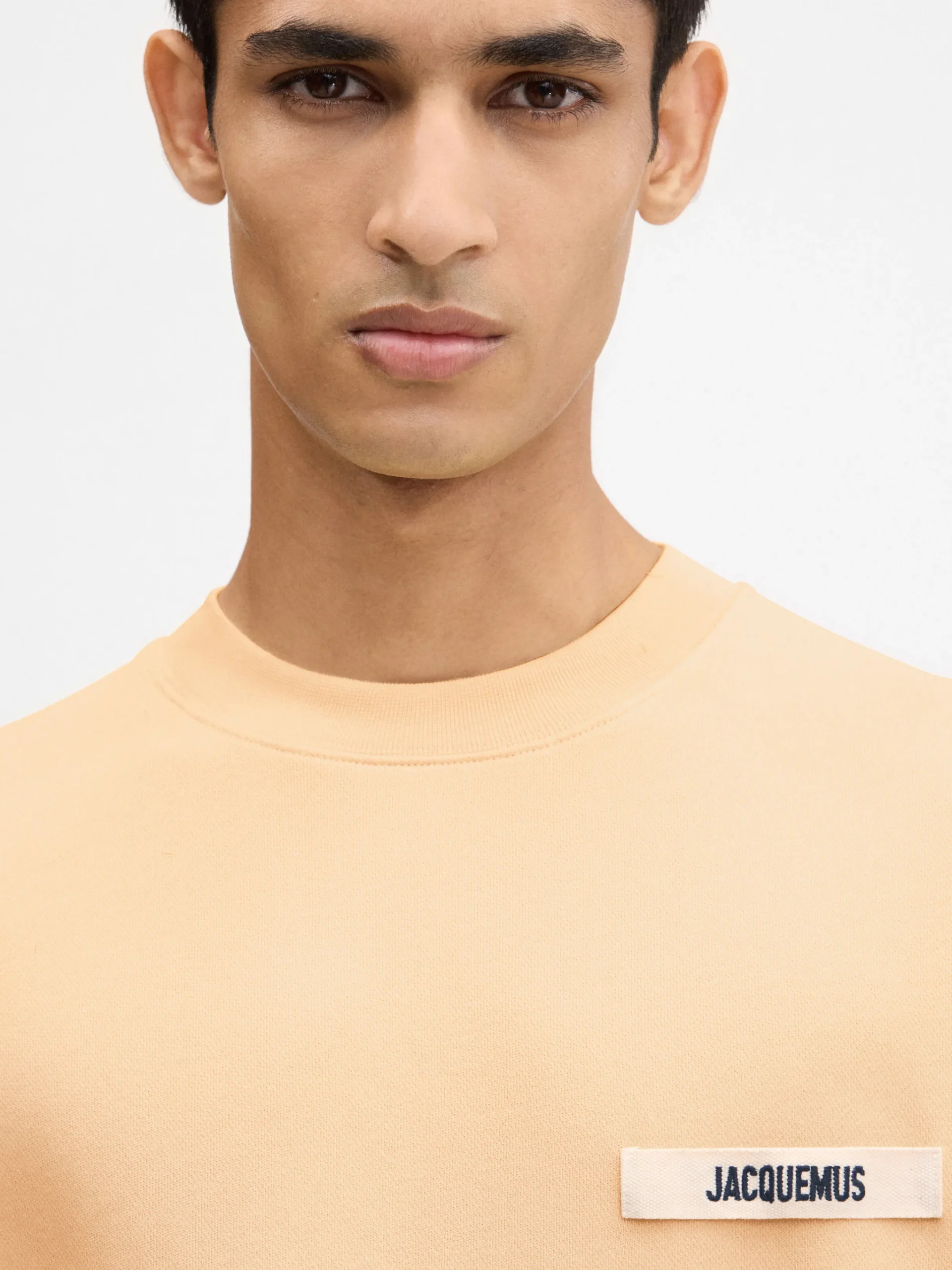 Hot Jacquemus The Gros Grain sweatshirt LightBeige