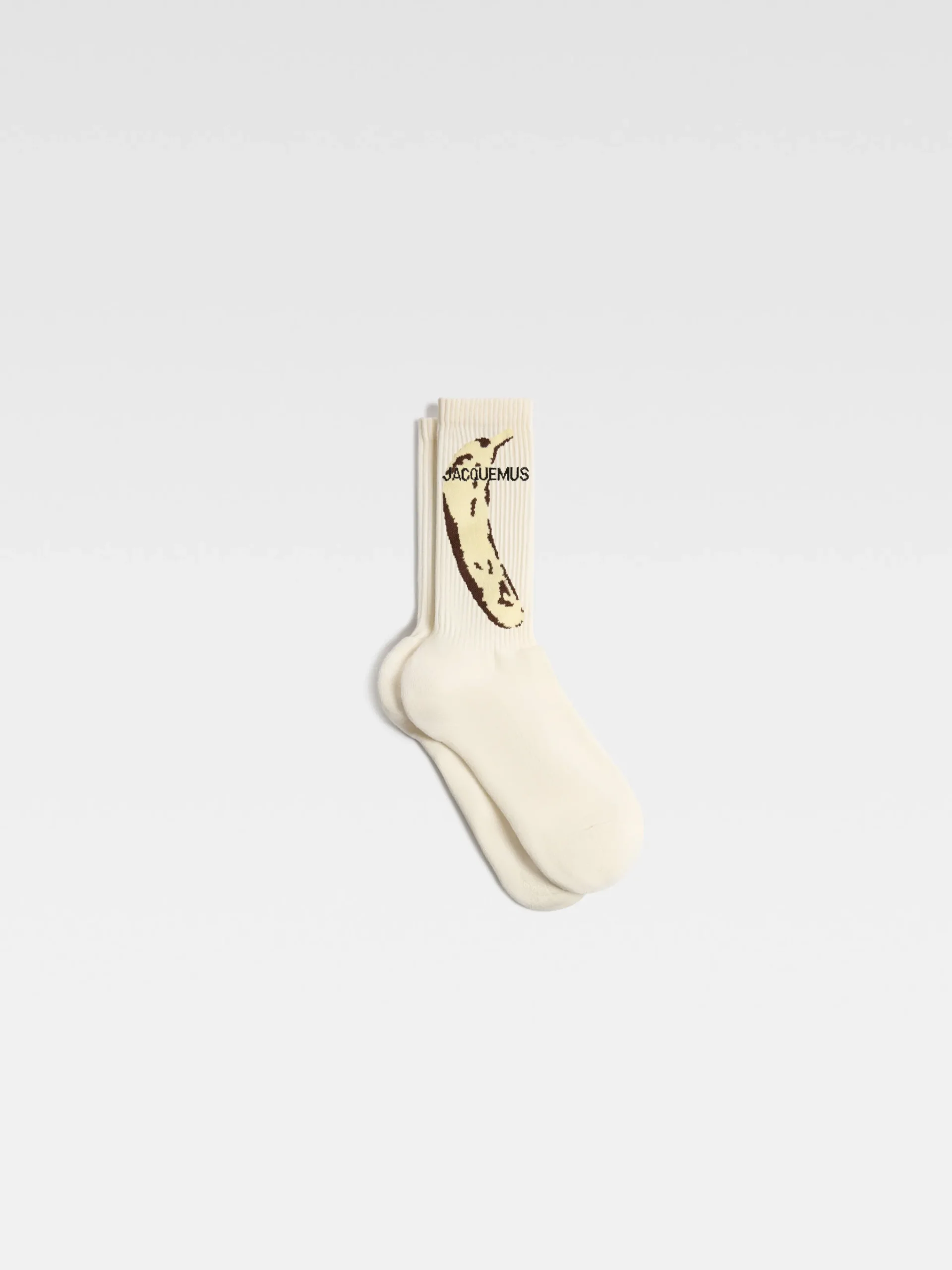 Sale Jacquemus The socks BananaPrintYellow